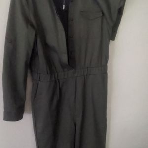 Olive Green Aviator Jumper